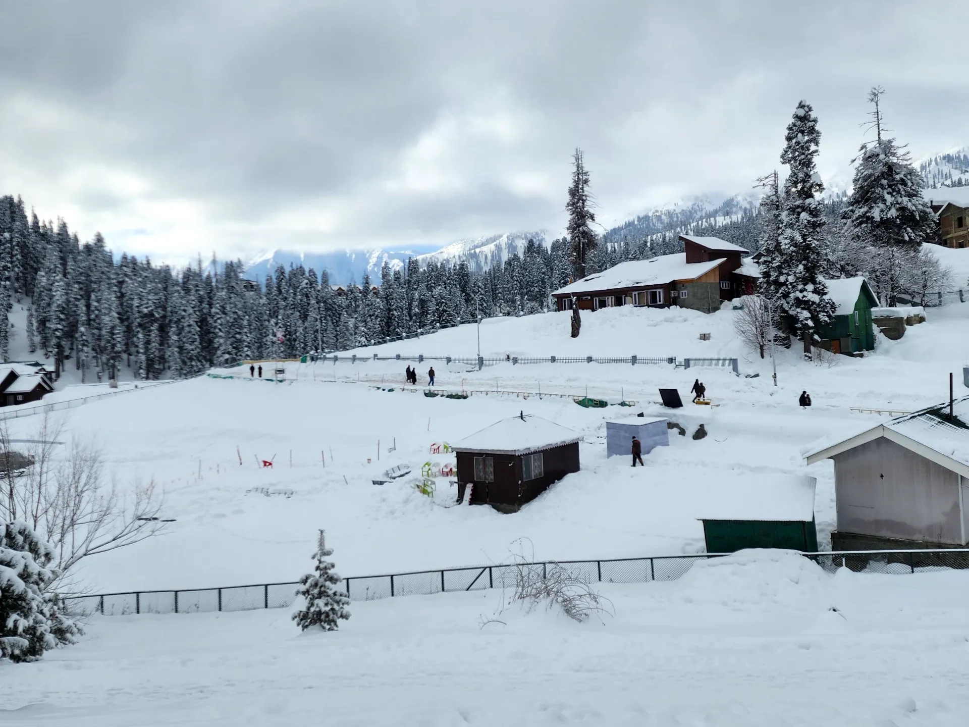 Gulmarg under fresh snow